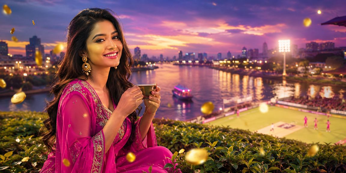 খুলনায় চা বাগানের পাশে ক্রিকেট বেটিং উপভোগরত ব্যক্তি